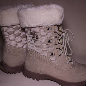 * US Polo Hiking Boots - Mint Condition Size 7 ! *